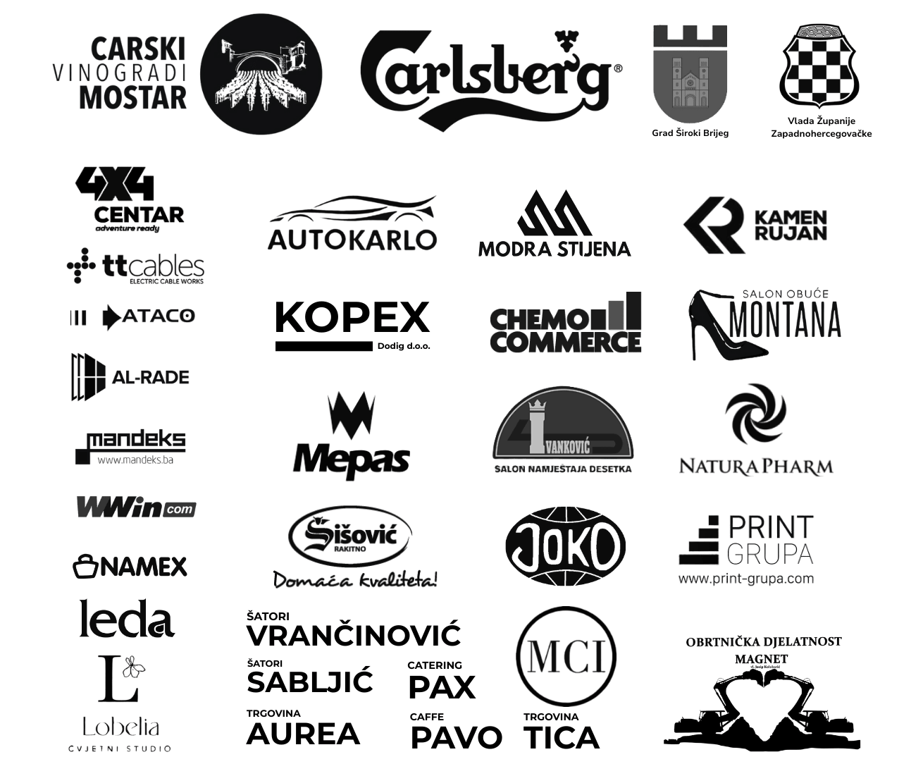 Sponzori Humanitarnog Advena na Kočerinu 2025